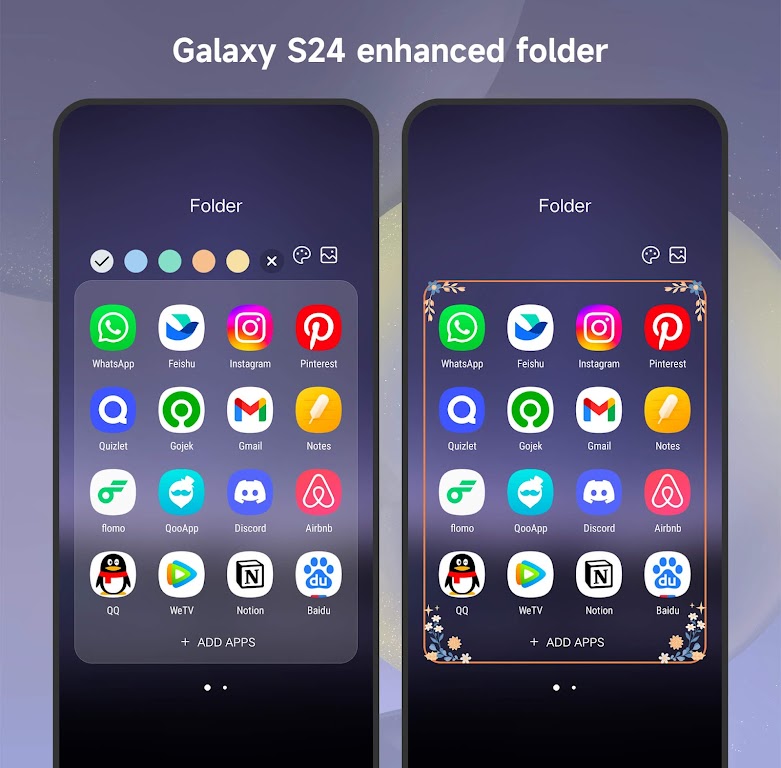 Cool S24 Launcher Galaxy OneUI Mod 螢幕截圖 1