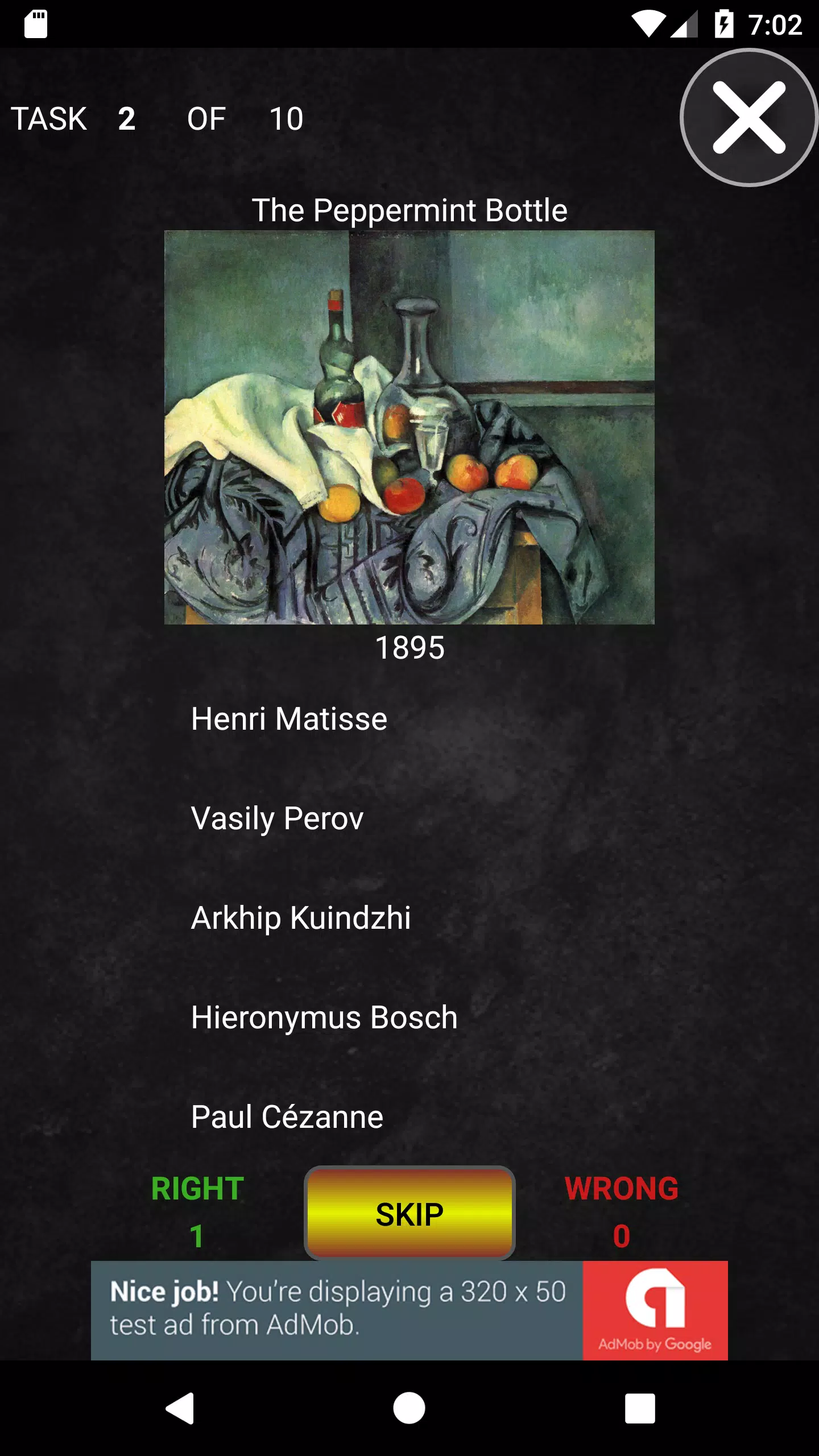 Painters Quiz 螢幕截圖 1
