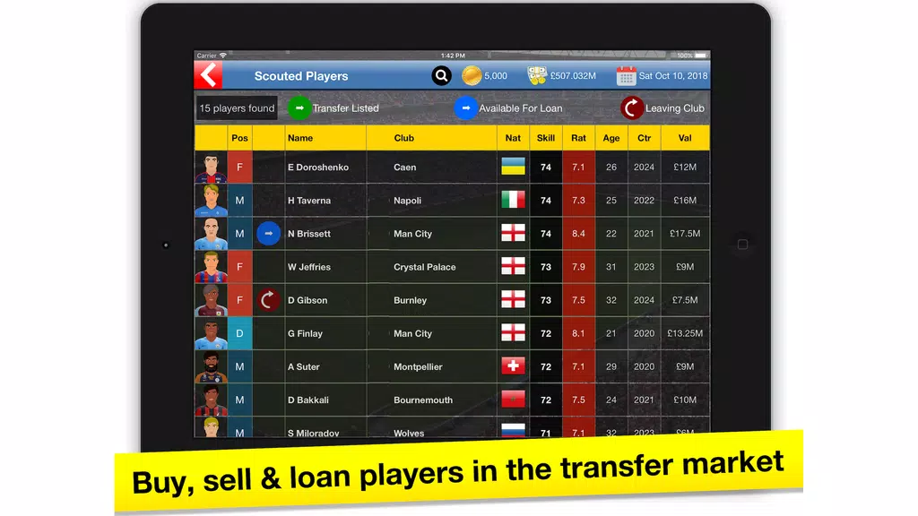 Soccer Tycoon: Football Game Captura de tela 2
