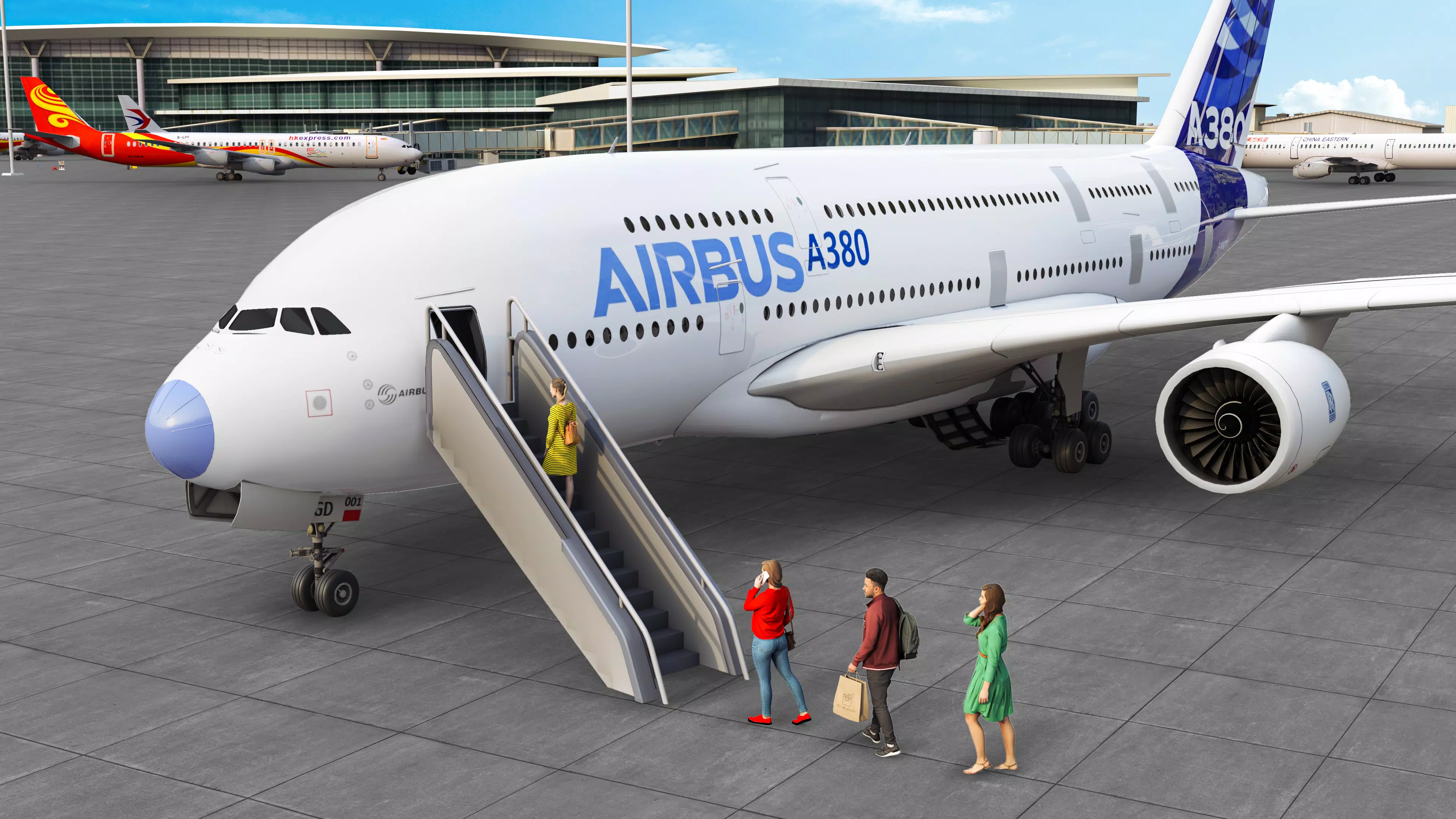 Airplane Flight Simulator 2023 螢幕截圖 0