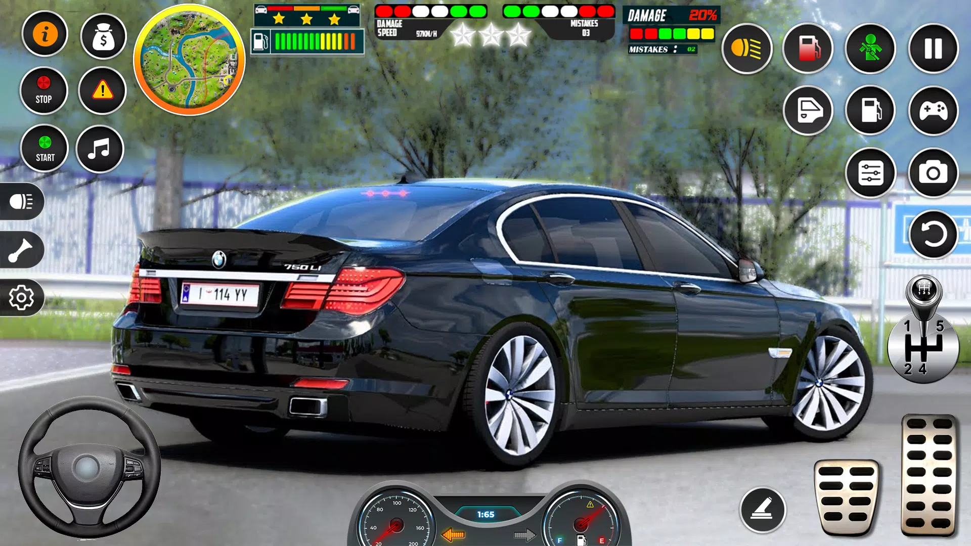 Classic Car Drive Parking Game 螢幕截圖 2