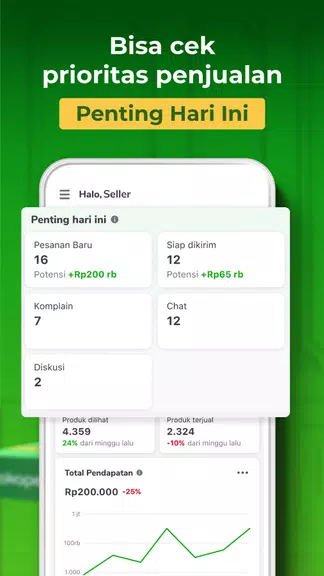Tokopedia Seller Capture d'écran 2