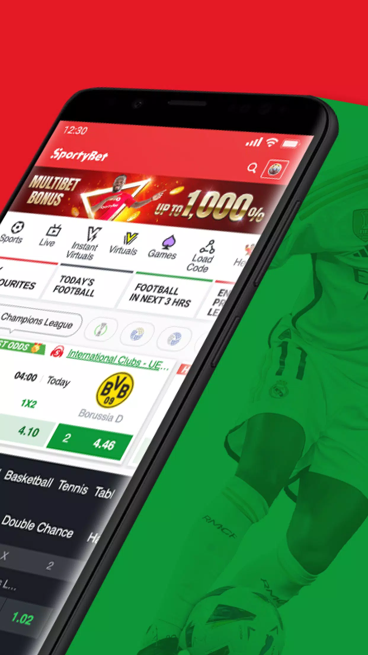 SportyBet Скриншот 1