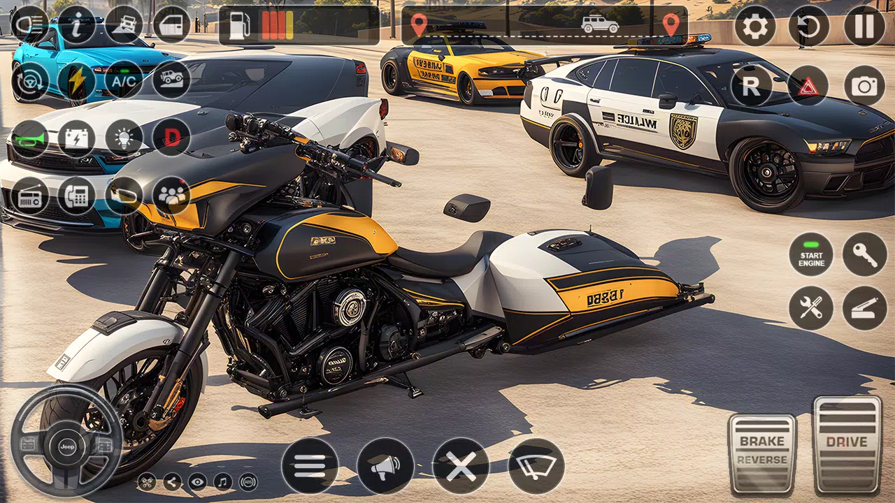 Luxury Police Car Parking Game 螢幕截圖 2