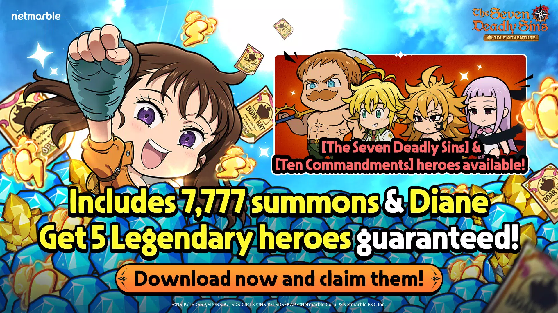 The Seven Deadly Sins: Idle ภาพหน้าจอ 0