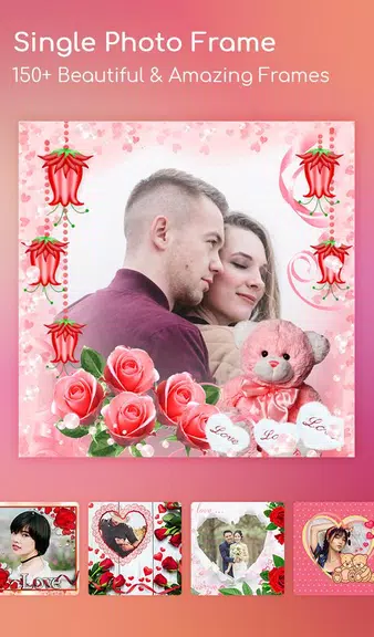Love Collage, Love Photo Frame Capture d'écran 1