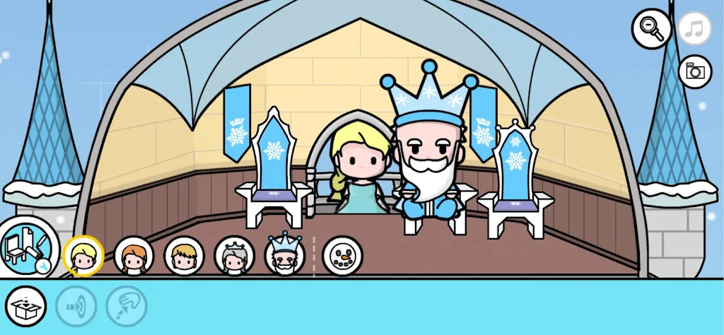Ice Princess Dollhouse Design 螢幕截圖 3