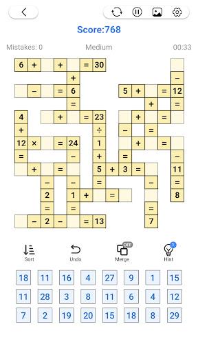 Math Number: Cross Math Puzzle Ảnh chụp màn hình 1