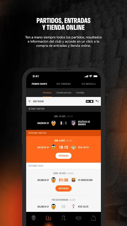 Valencia CF - Official App Capture d'écran 2