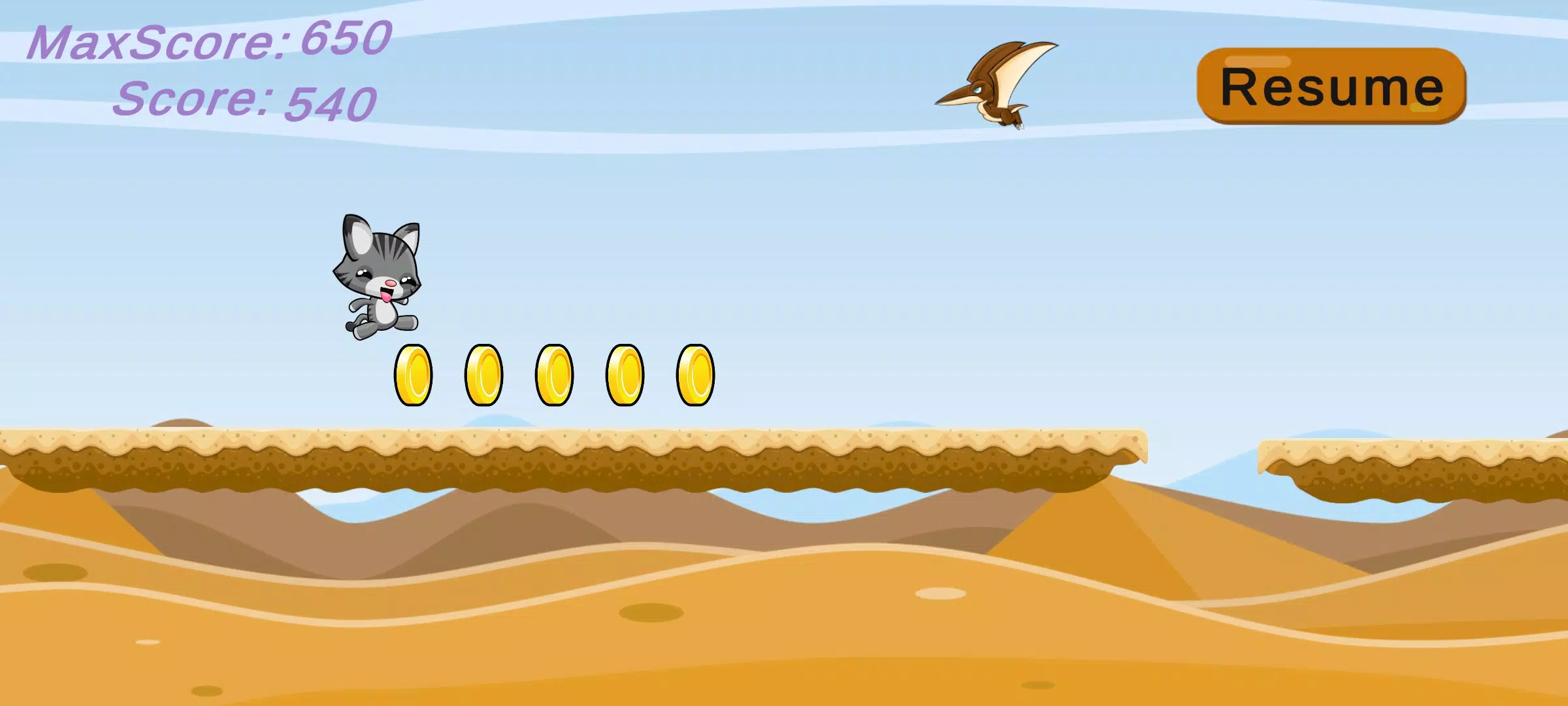 Cat Runner Adventure Ekran Görüntüsü 1