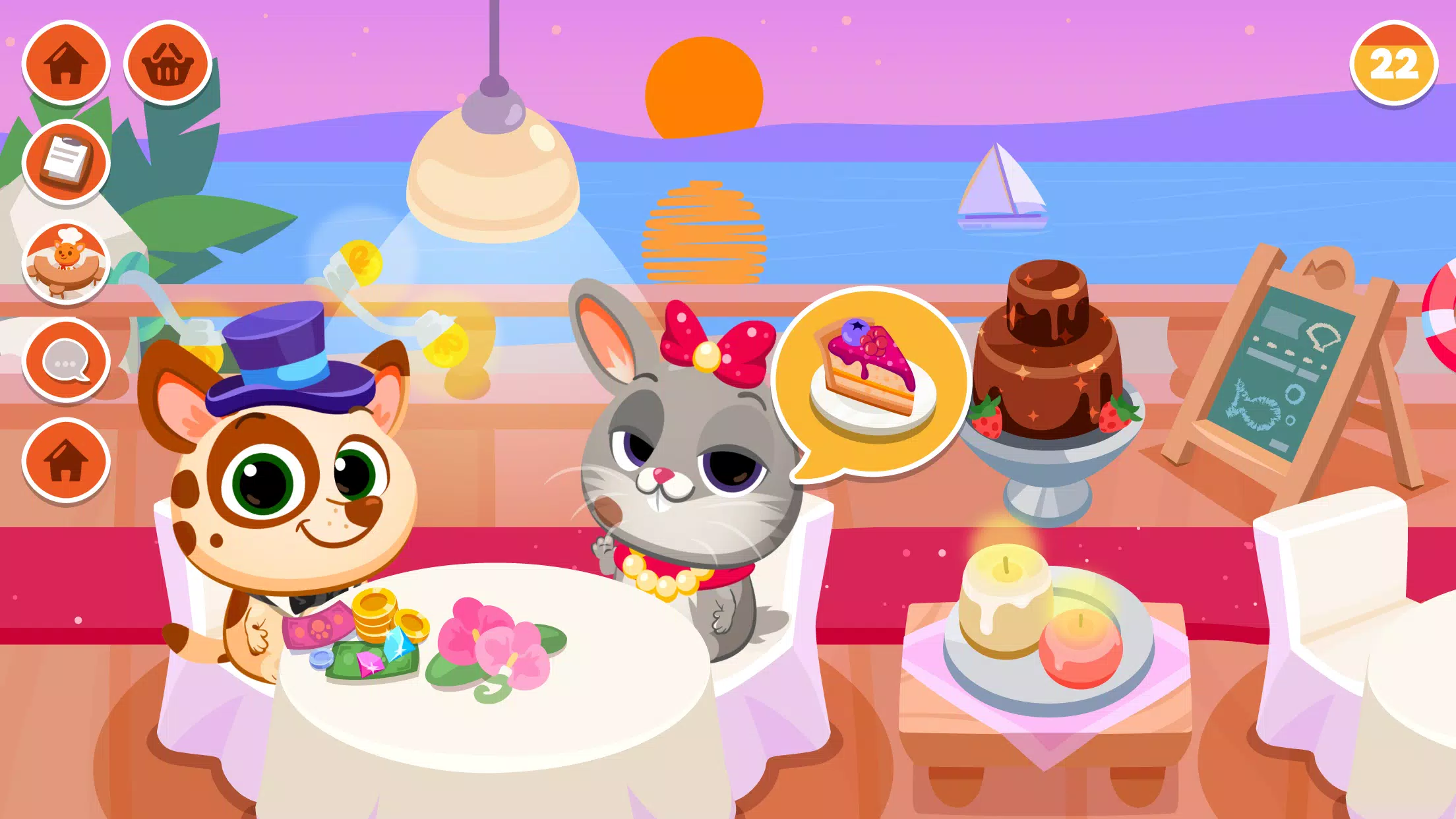 Bubbu Restaurant - My Cat Game Ảnh chụp màn hình 1