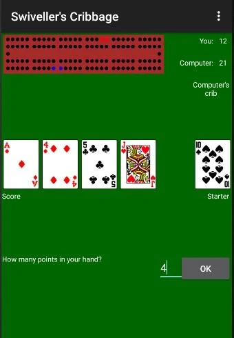 Swiveller's Cribbage Ảnh chụp màn hình 2