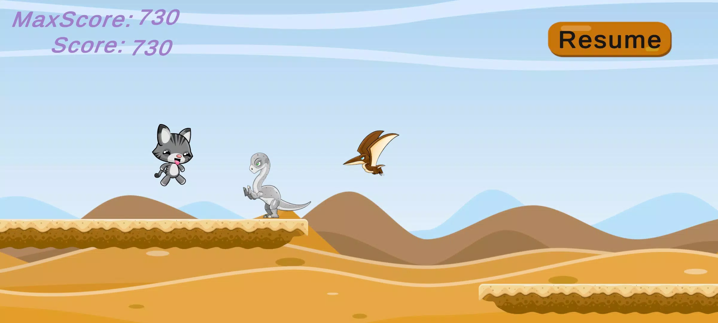 Cat Runner Adventure Ekran Görüntüsü 0