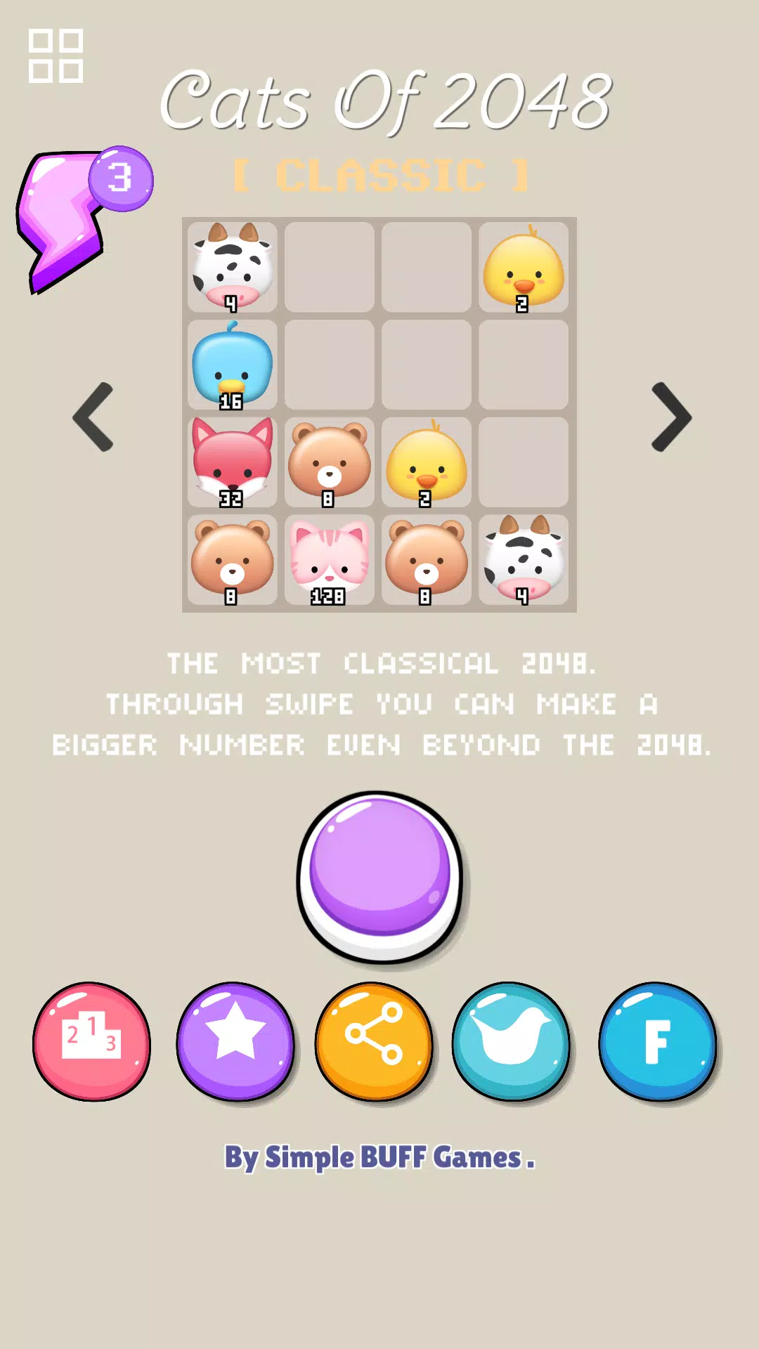 Cats Of 2048 螢幕截圖 0