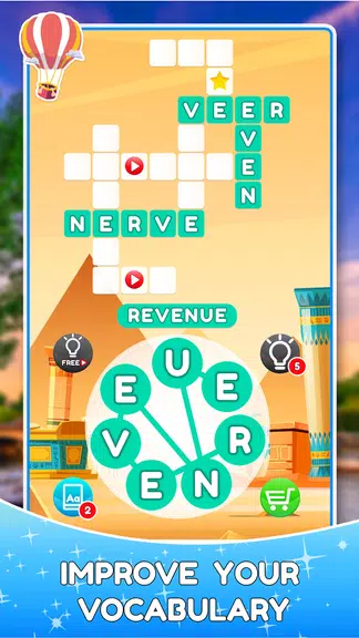 Word Travels Crossword Puzzle 螢幕截圖 3