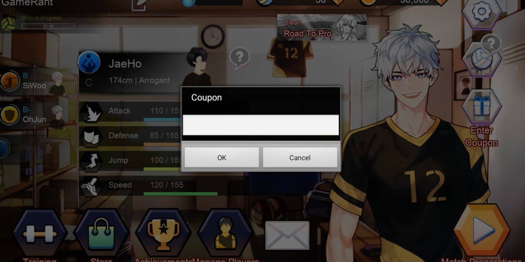 Image: A screenshot showing the code redemption interface in The Spike