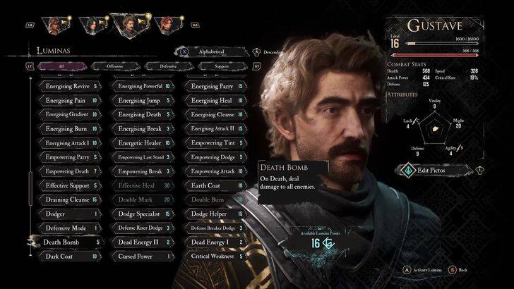 克莱尔·默默：探险33个角色定制