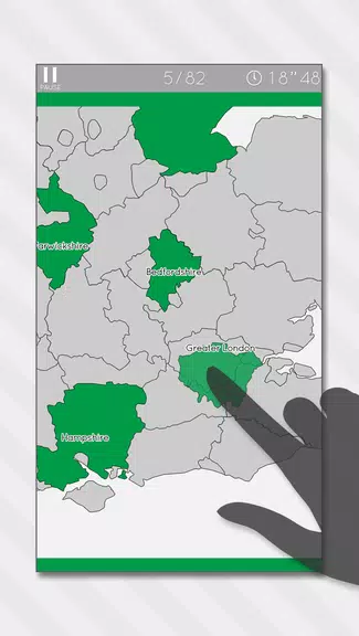E. Learning UK Map Puzzle Schermafbeelding 0