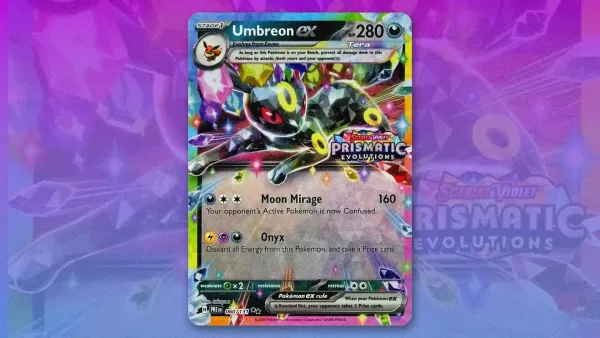 Umbreon ex Prismatic Evolutions Stamp