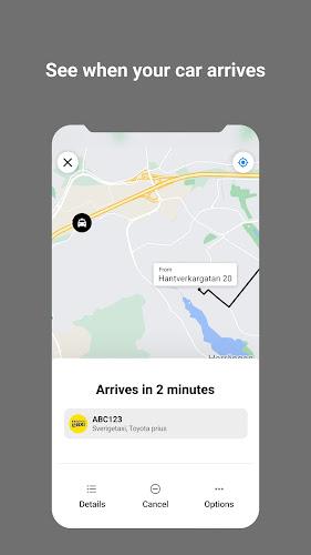 Taxi Cabonline 螢幕截圖 2