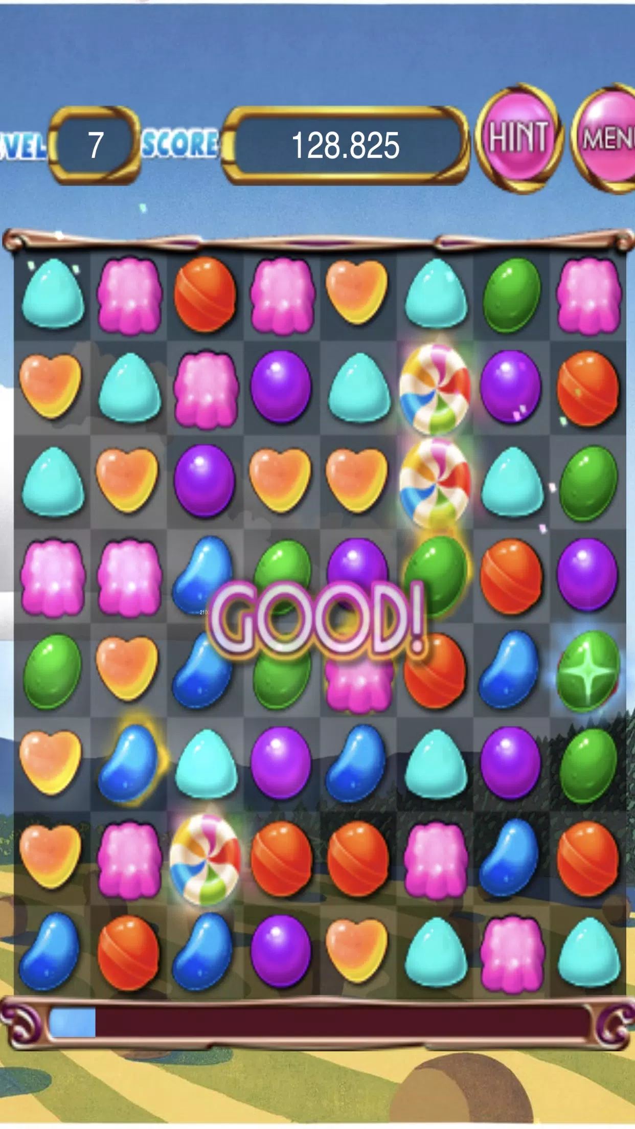 Candys pop funny game Schermafbeelding 1