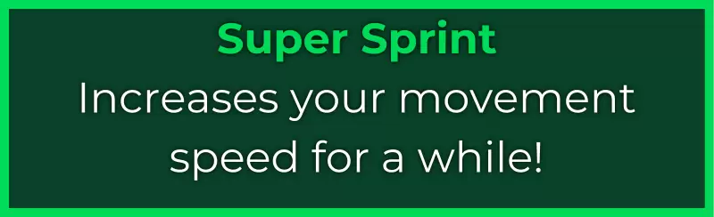 Способность Super Sprint от Haikyuu