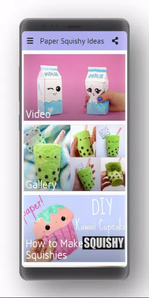 Paper Squishy Ideas Captura de pantalla 0