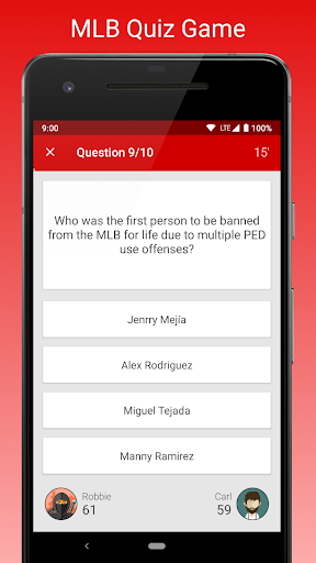 Fan Quiz for MLB 스크린샷 0