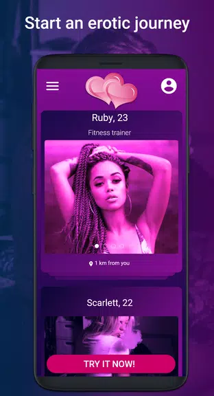 One night dating. Adult 18+ Скриншот 1