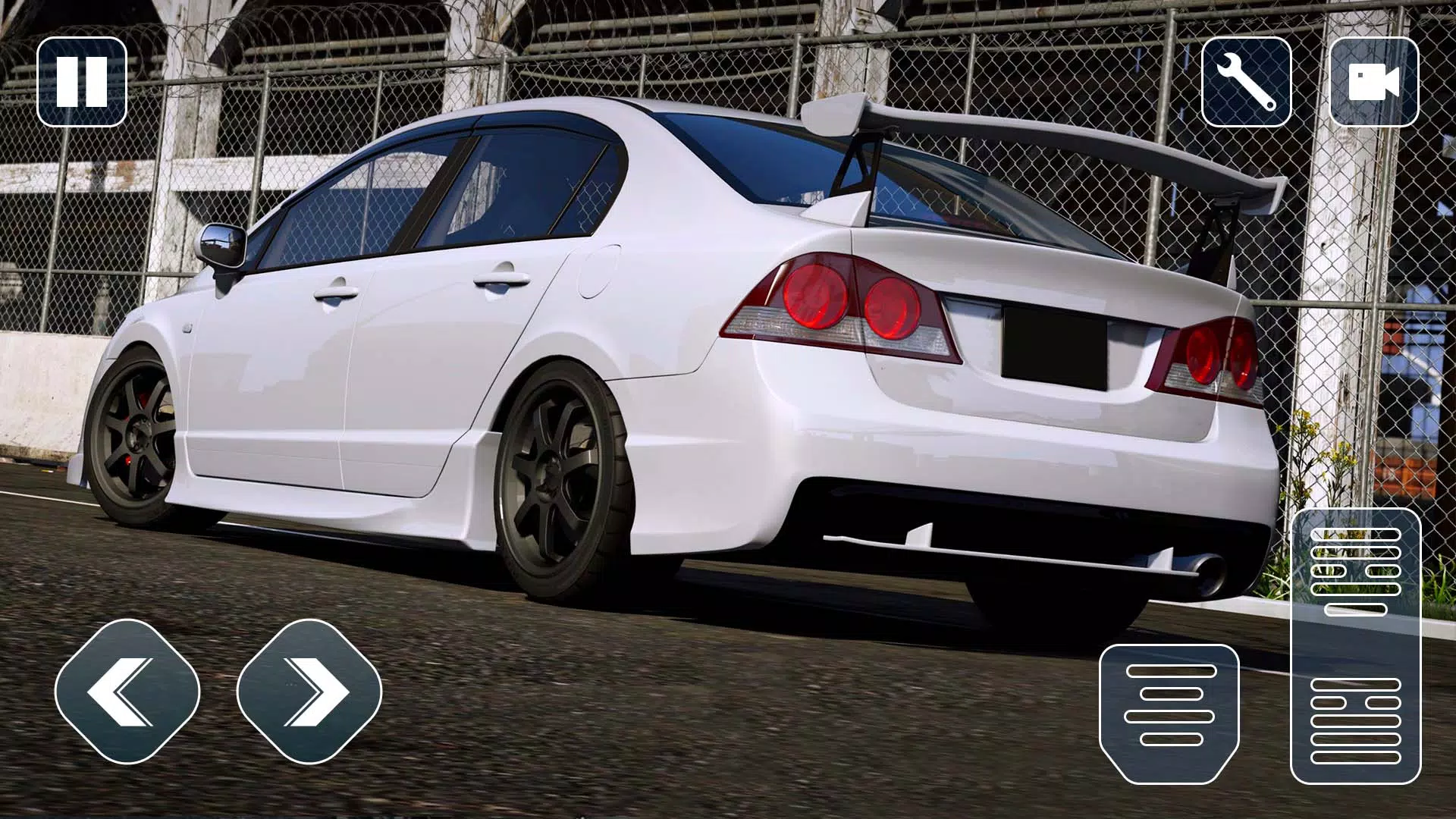 Furious Civic Car City Race 螢幕截圖 3