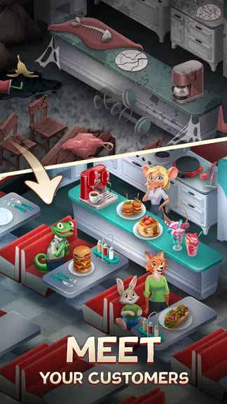 Merge Inn - Cafe Merge Game স্ক্রিনশট 2