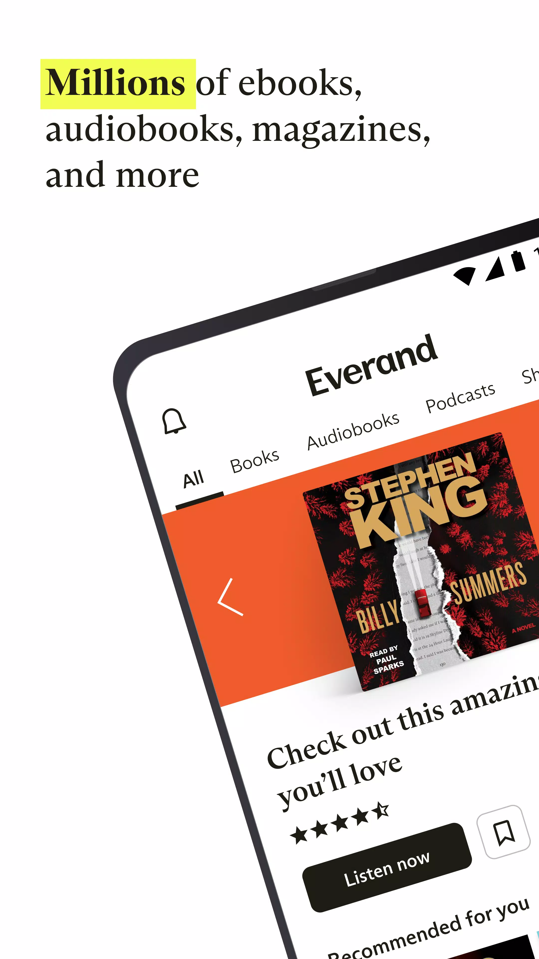 Everand: Ebooks and audiobooks Скриншот 0