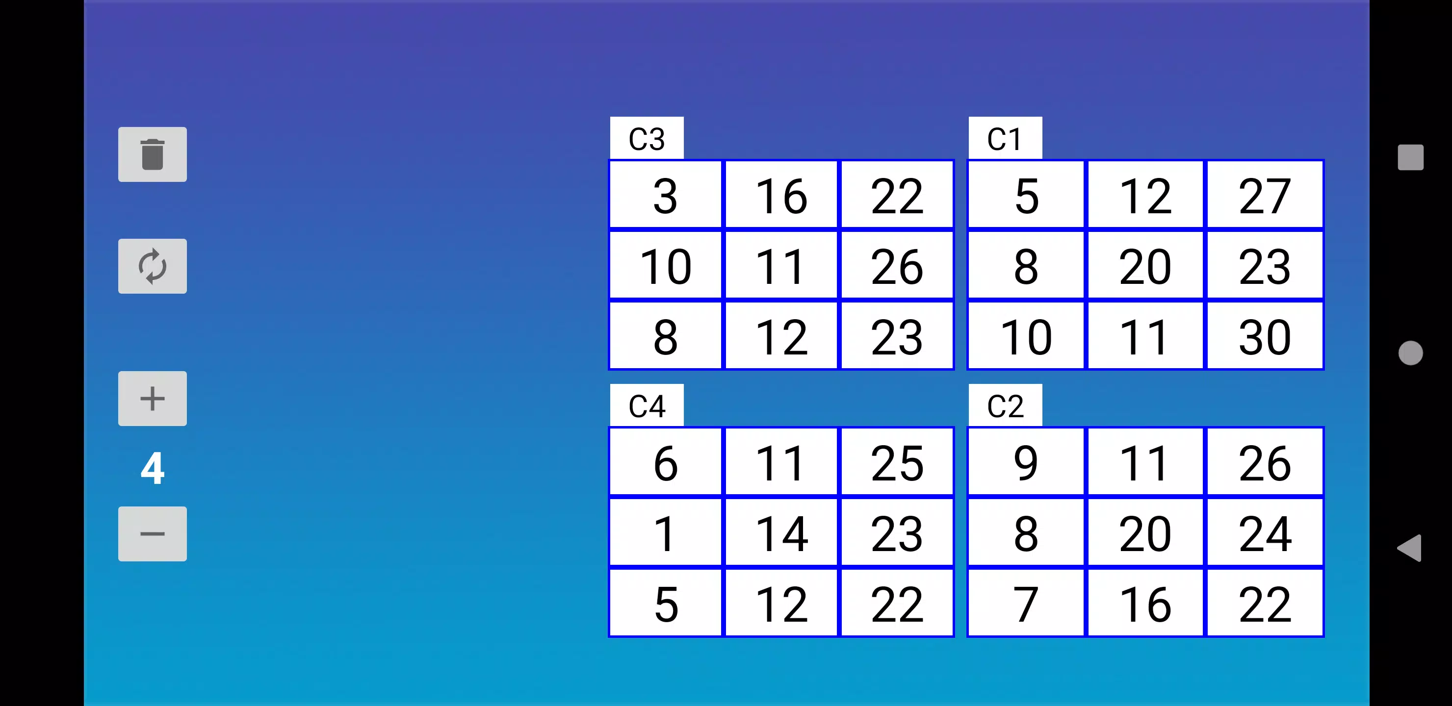 Bingo RS Cards 螢幕截圖 3