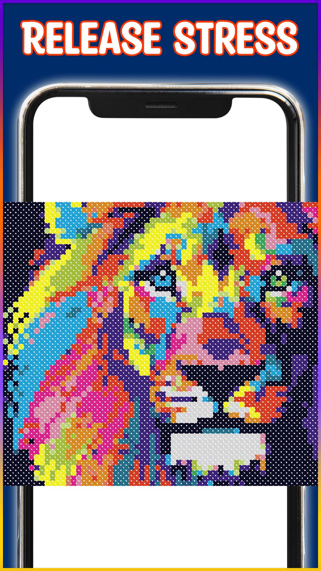 Cross Stitch Adult Coloring 螢幕截圖 2