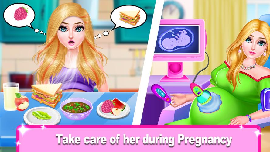 Pregnant Mommy Games Pregnancy スクリーンショット 1