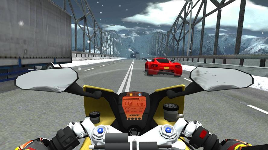 Moto Racing 3D Capture d'écran 3