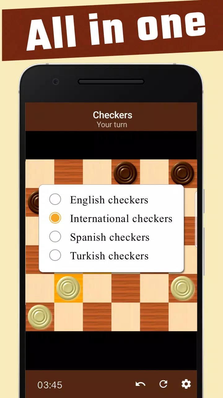 Damas - checkers Zrzut ekranu 2