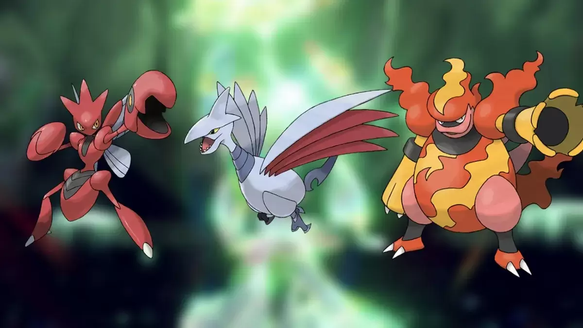 Scizor, Skarmory und Magmortar, die drei besten Zähler von Meowscarada, die unübertroffenen in Pokemon Scarlet & Violet während seines 7-Sterne-Tera-Überfalls