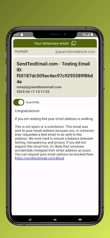 Guerrilla Mail - Temp Mail ဖန်သားပြင်ဓာတ်ပုံ 3