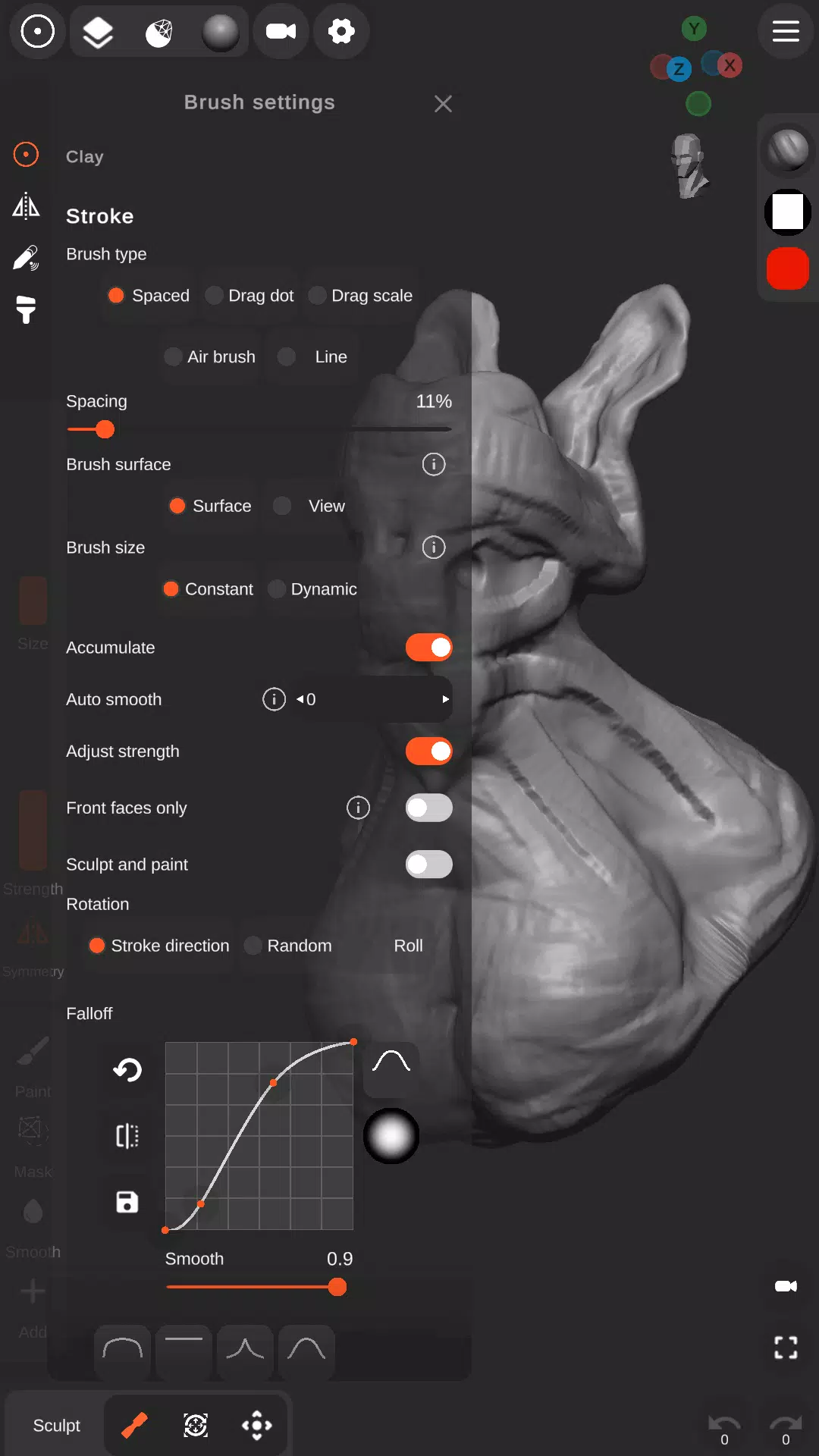 Sculpt+ ဖန်သားပြင်ဓာတ်ပုံ 2