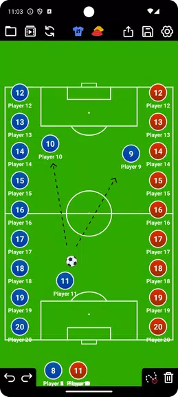 コーチ戦術的なボード-サッカー スクリーンショット 3
