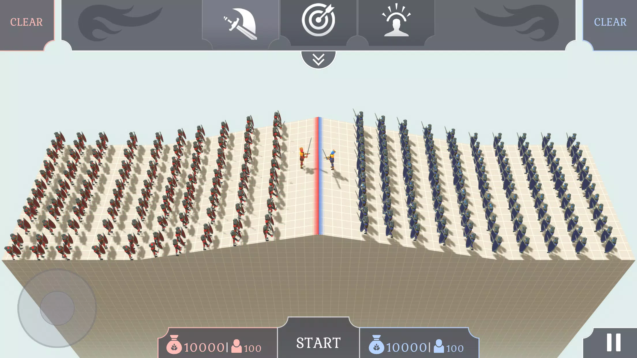 Schermata Fun Battle Simulator 3