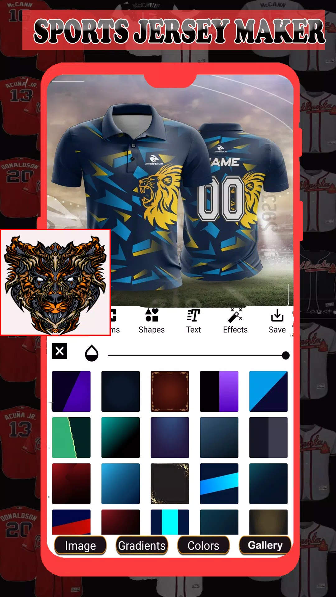 Sports Jersey Maker 螢幕截圖 3