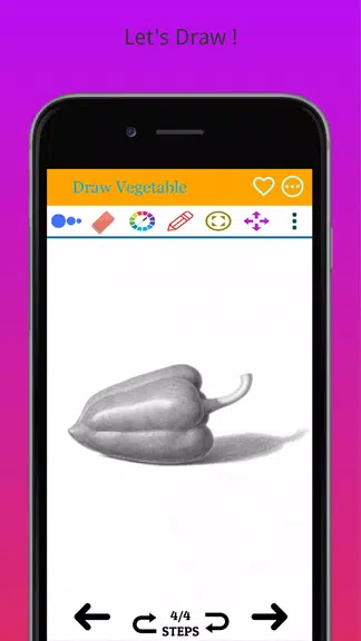 How to Draw Real Vegetables Tangkapan skrin 3