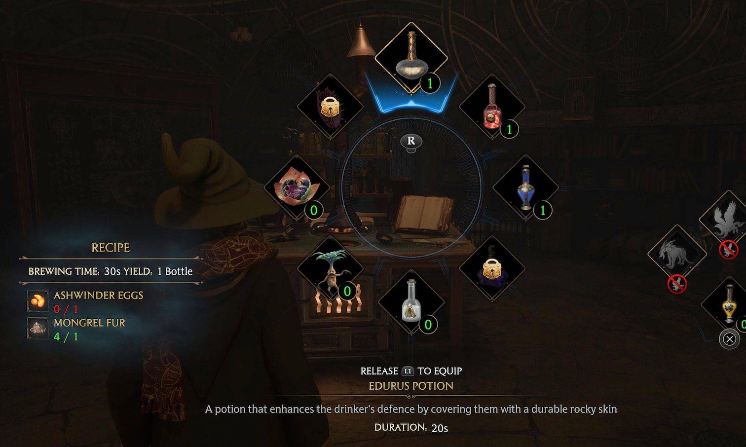 Using Potions Simultaneously