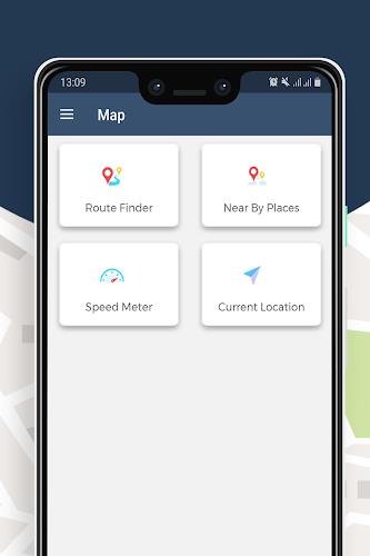 MAPS & GPS Voice Navigation ဖန်သားပြင်ဓာတ်ပုံ 1