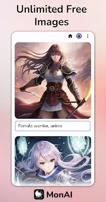 MonAI - AI Art Generator Tangkapan skrin 1