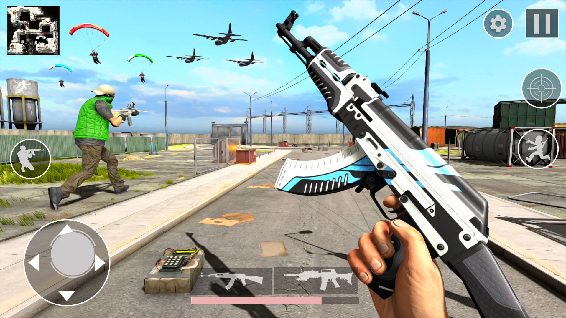 Fire Game: Gun Games 3D Battle Скриншот 1