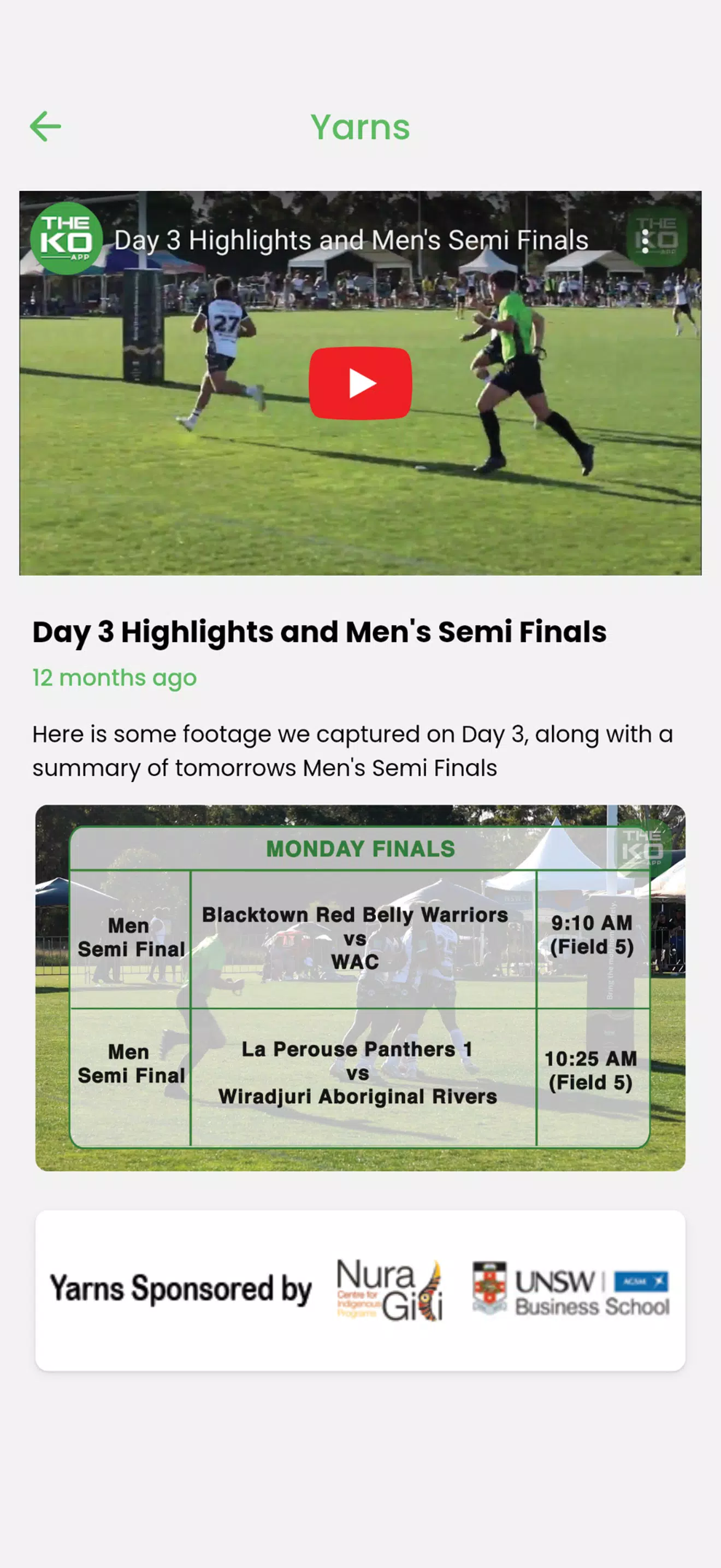 The KO App Captura de pantalla 1