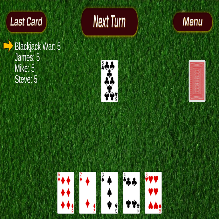 Blackjack War 螢幕截圖 0